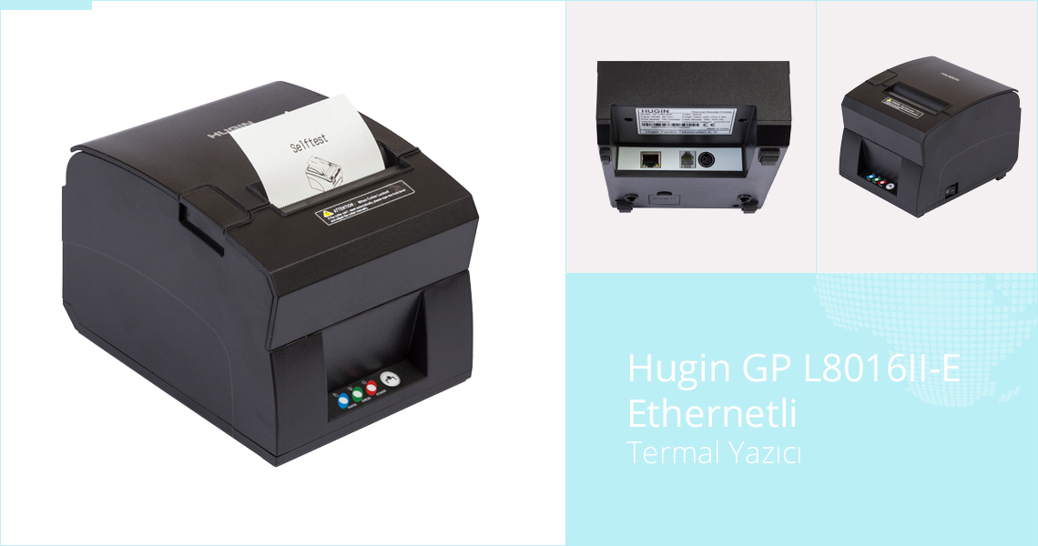 Hugin GP L8016II-E Ethernetli Termal Fiş Yazıcı
